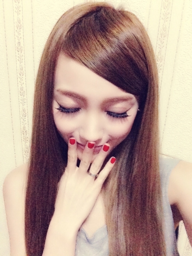 ロング前髪アレンジ②\u0026gt;フェミニンな前髪流しスタイル♪