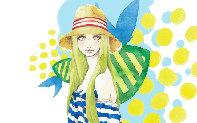 イラストレーターashimaiさんの魅力①▷イラストとしてもおしゃれ感いっぱい